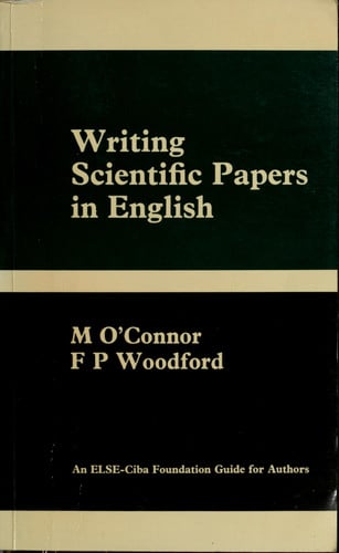 Writing Scientific Papers in English
